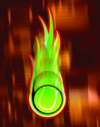 tennis-ball-on-fire