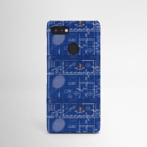 blue-blueprint-with-construction-workers--tennis-racquet-android-cases