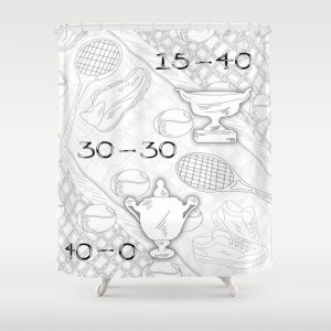 illustration-of-tennis-sport-scene-shower-curtains