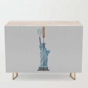 statue-of-liberty-with-tennis-racquet-credenza