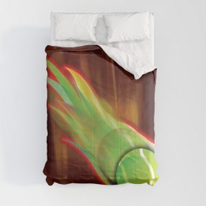 tennis-ball-on-fire-comforters