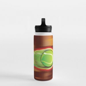 tennis-ball-on-fire-water-bottles