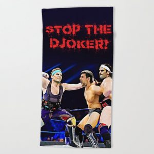 stop-the-djoker-beach-towels